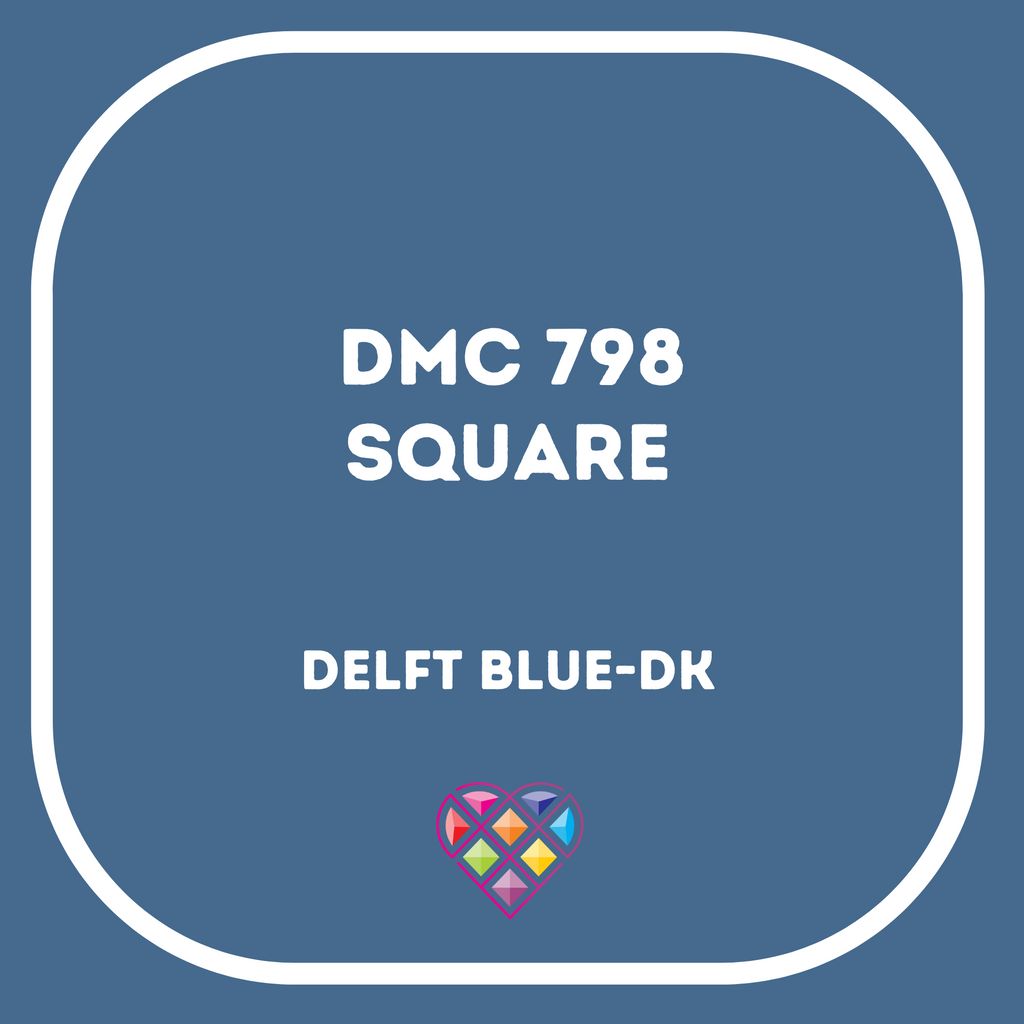 798 DMC SQUARE Diamond Painting Beads-Replacement Drills-Heartful Diamonds