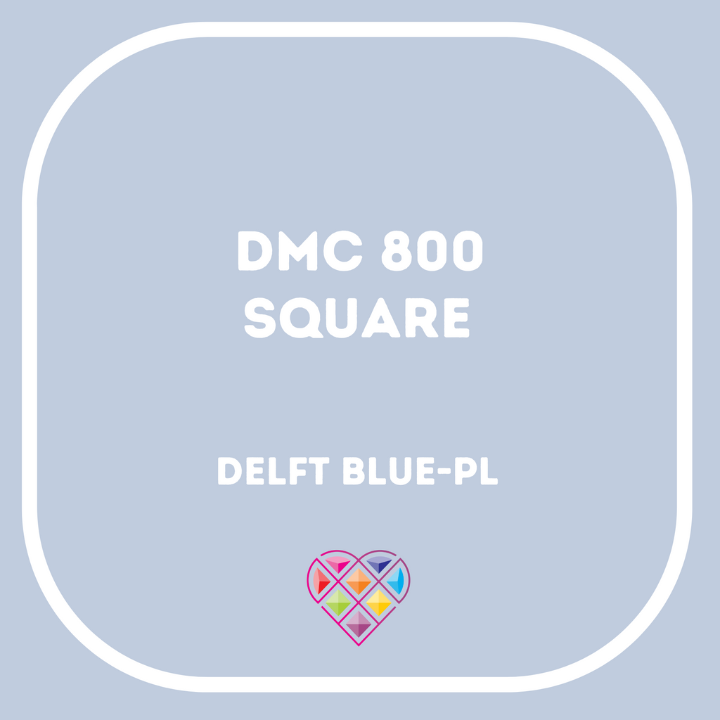 800 DMC SQUARE Diamond Painting Beads-Replacement Drills-Heartful Diamonds