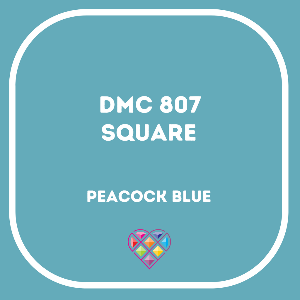 807 DMC SQUARE Diamond Painting Beads-Replacement Drills-Heartful Diamonds