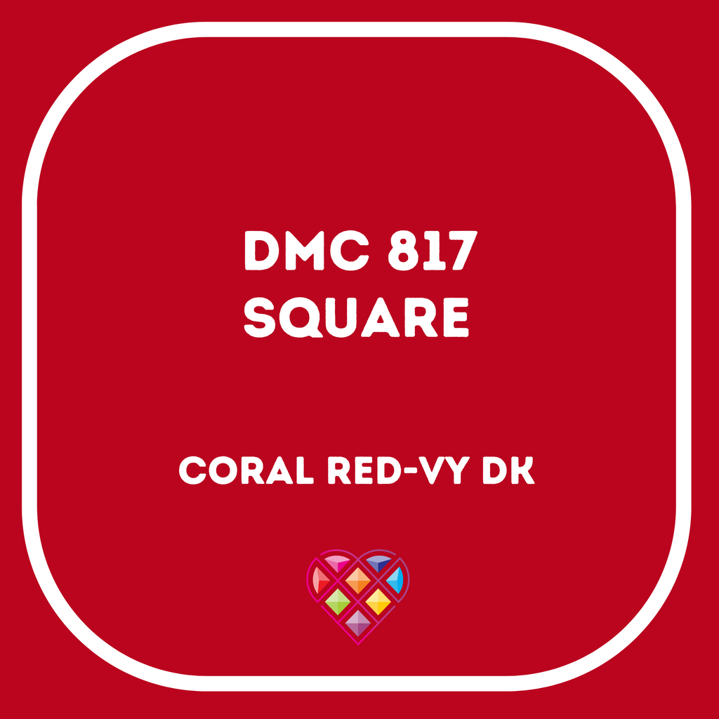 817 DMC SQUARE Diamond Painting Beads-Replacement Drills-Heartful Diamonds