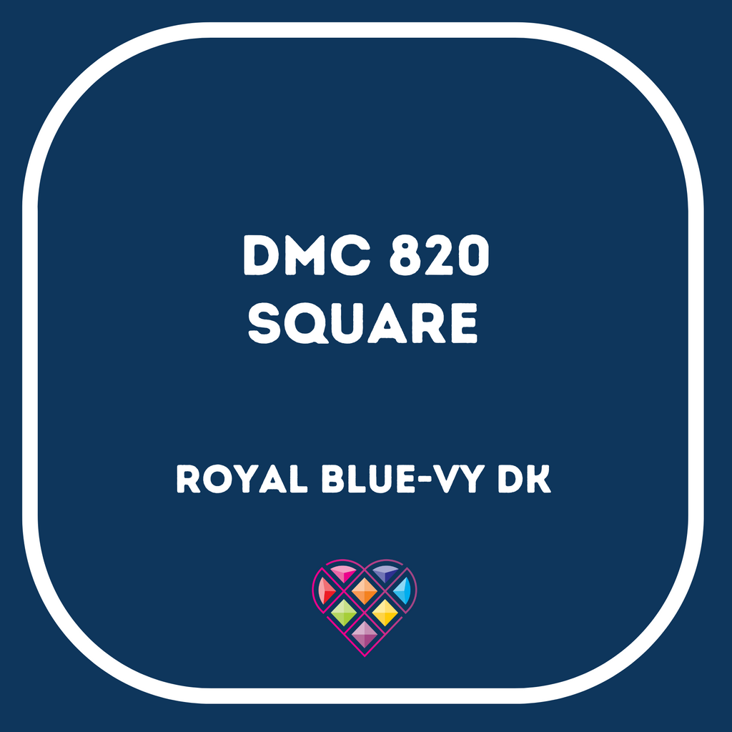 820 DMC SQUARE Diamond Painting Beads-Replacement Drills-Heartful Diamonds