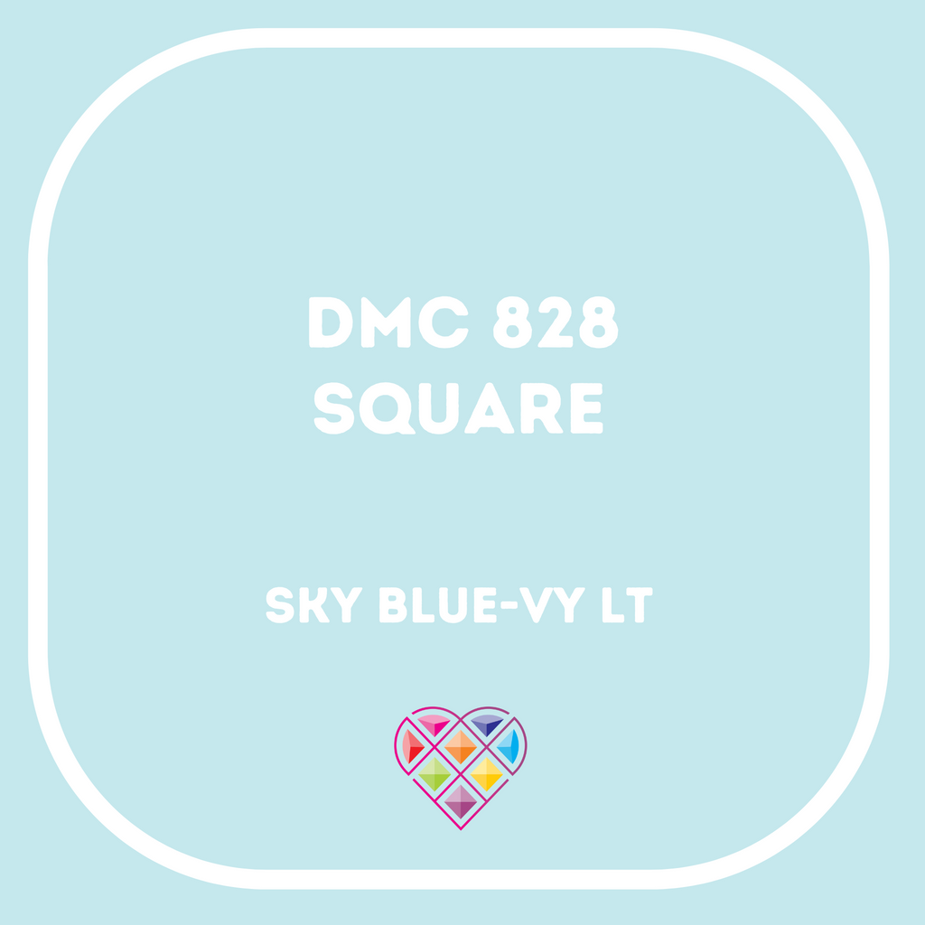 828 DMC SQUARE Diamond Painting Beads-Replacement Drills-Heartful Diamonds