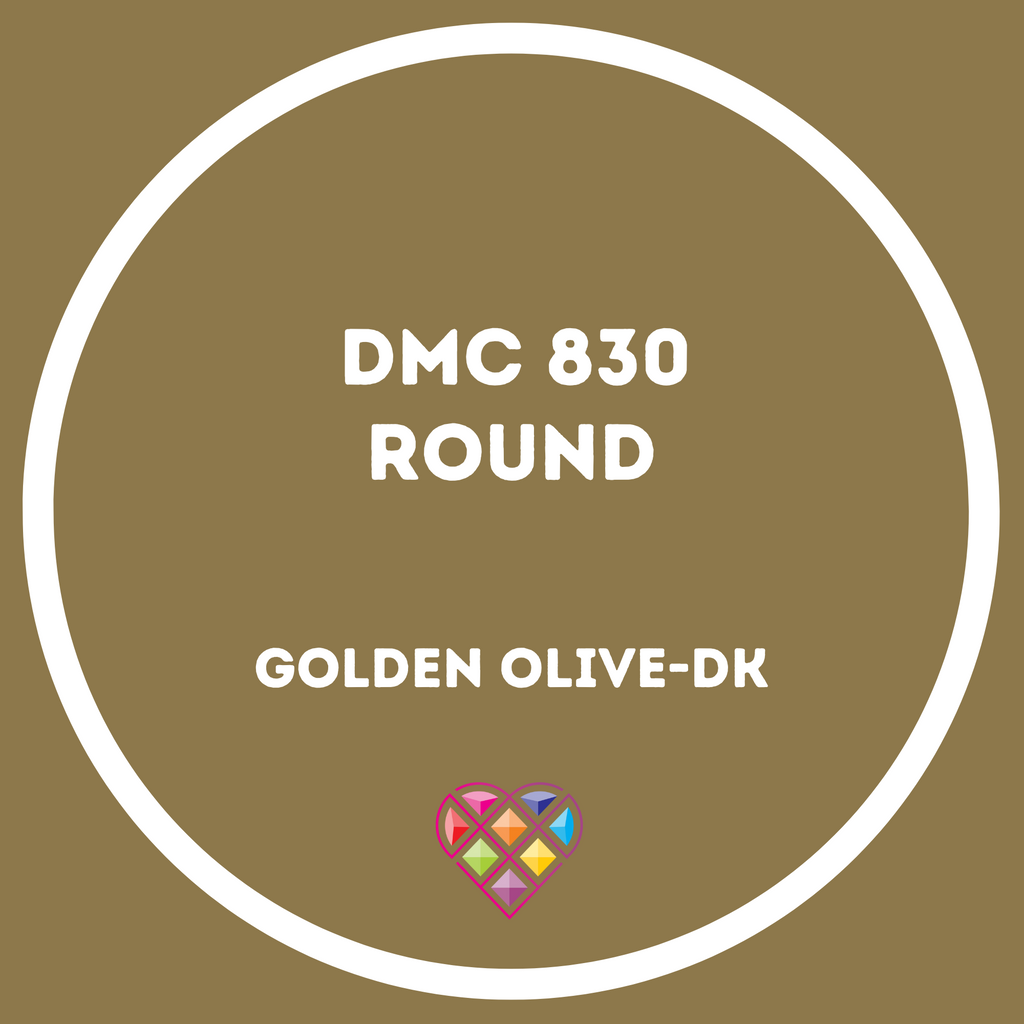 830 DMC ROUND Diamond Painting Beads-Replacement Drills-Heartful Diamonds