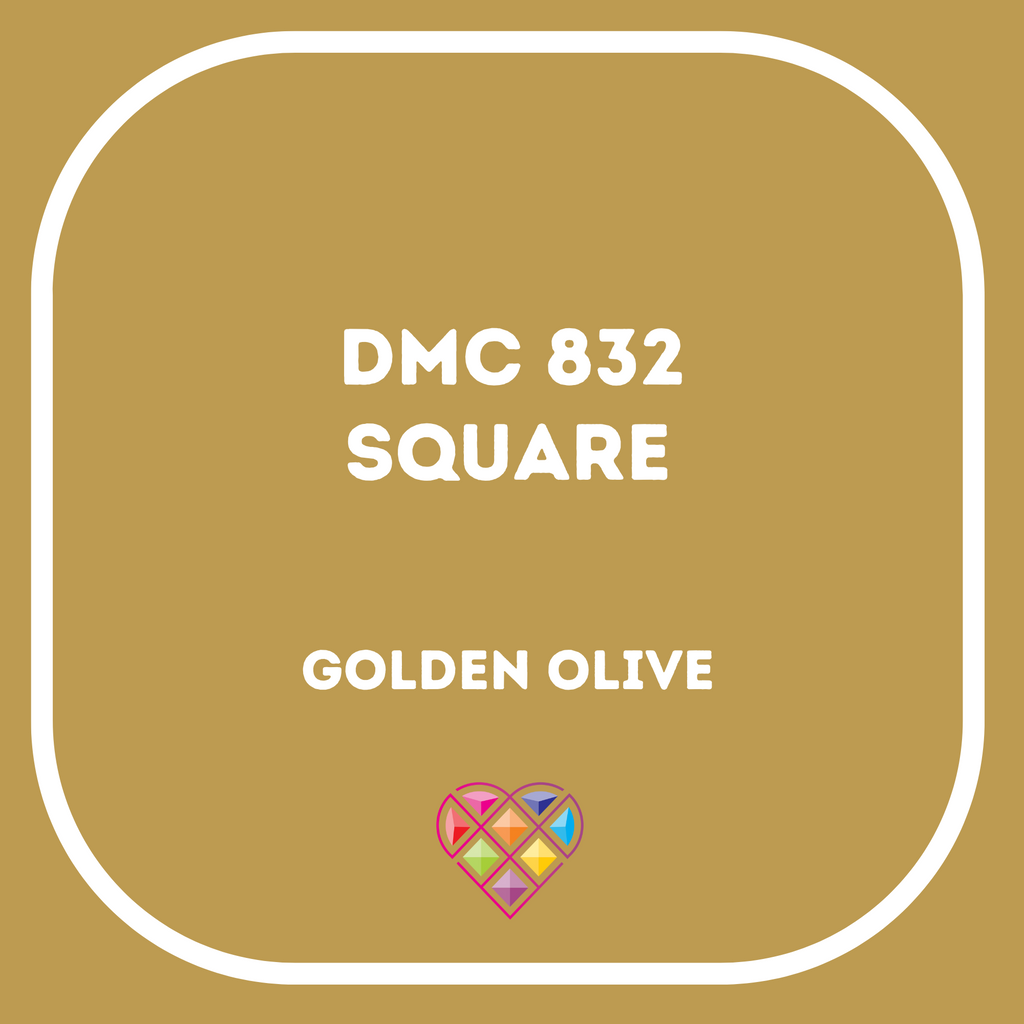 832 DMC SQUARE Diamond Painting Beads-Replacement Drills-Heartful Diamonds