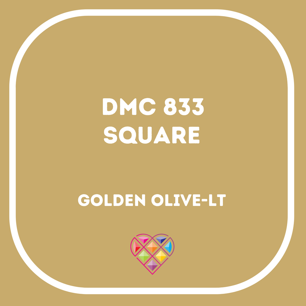833 DMC SQUARE Diamond Painting Beads-Replacement Drills-Heartful Diamonds