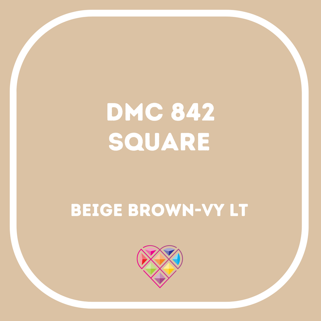 842 DMC SQUARE Diamond Painting Beads-Replacement Drills-Heartful Diamonds