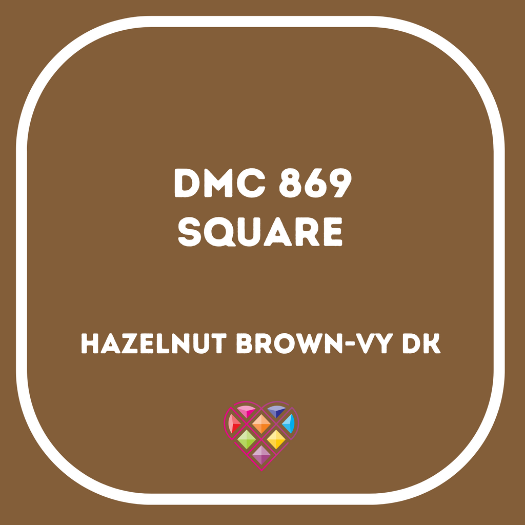 869 DMC SQUARE Diamond Painting Beads-Replacement Drills-Heartful Diamonds