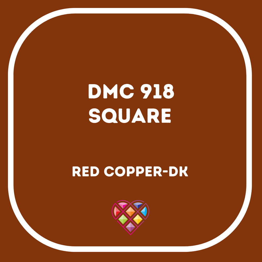 918 DMC SQUARE Diamond Painting Beads-Replacement Drills-Heartful Diamonds
