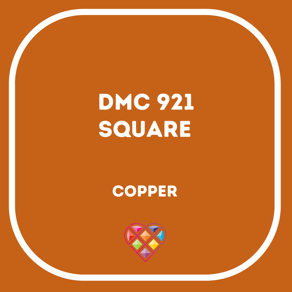 921 DMC SQUARE Diamond Painting Beads-Replacement Drills-Heartful Diamonds