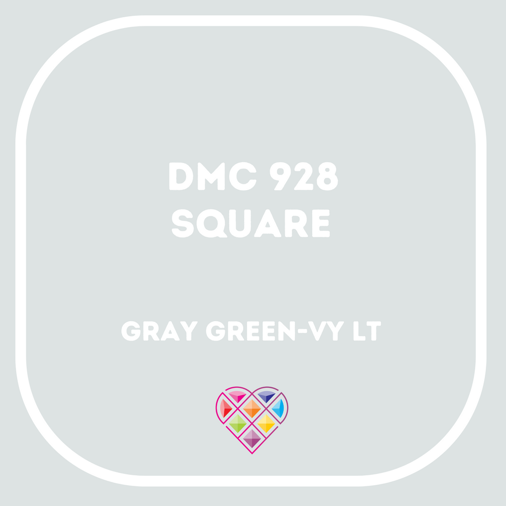 928 DMC SQUARE Diamond Painting Beads-Replacement Drills-Heartful Diamonds