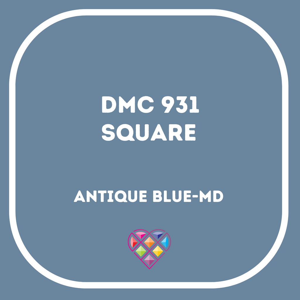931 DMC SQUARE Diamond Painting Beads-Replacement Drills-Heartful Diamonds
