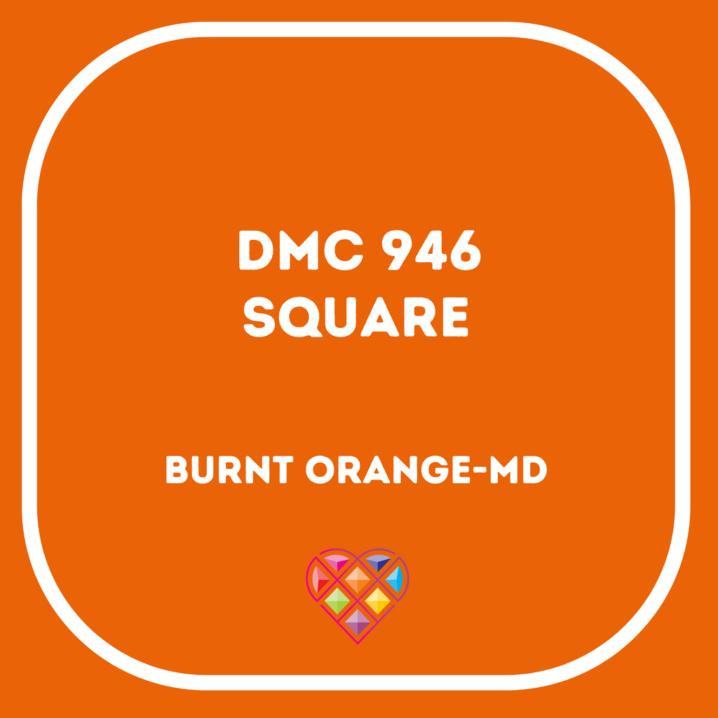 946 DMC SQUARE Diamond Painting Beads-Replacement Drills-Heartful Diamonds