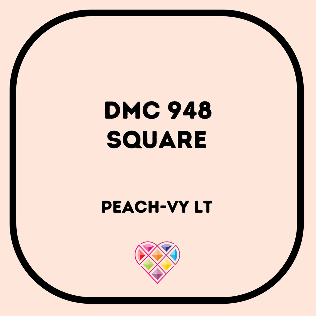 948 DMC SQUARE Diamond Painting Beads-Replacement Drills-Heartful Diamonds