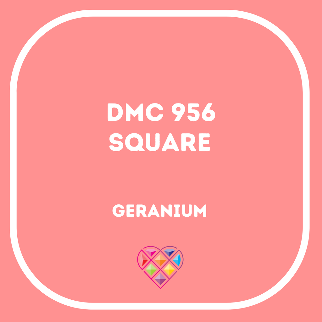 956 DMC SQUARE Diamond Painting Beads-Replacement Drills-Heartful Diamonds
