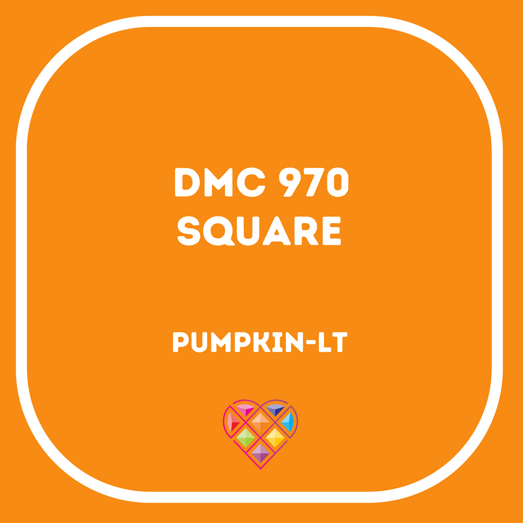 970 DMC SQUARE Diamond Painting Beads-Replacement Drills-Heartful Diamonds