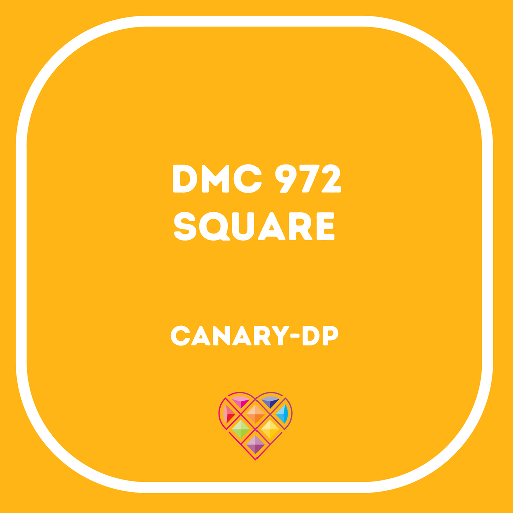972 DMC SQUARE Diamond Painting Beads-Replacement Drills-Heartful Diamonds