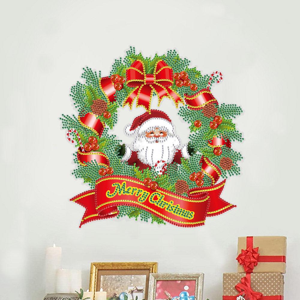 Christmas Wreath Diamond Art-Heartful Diamonds