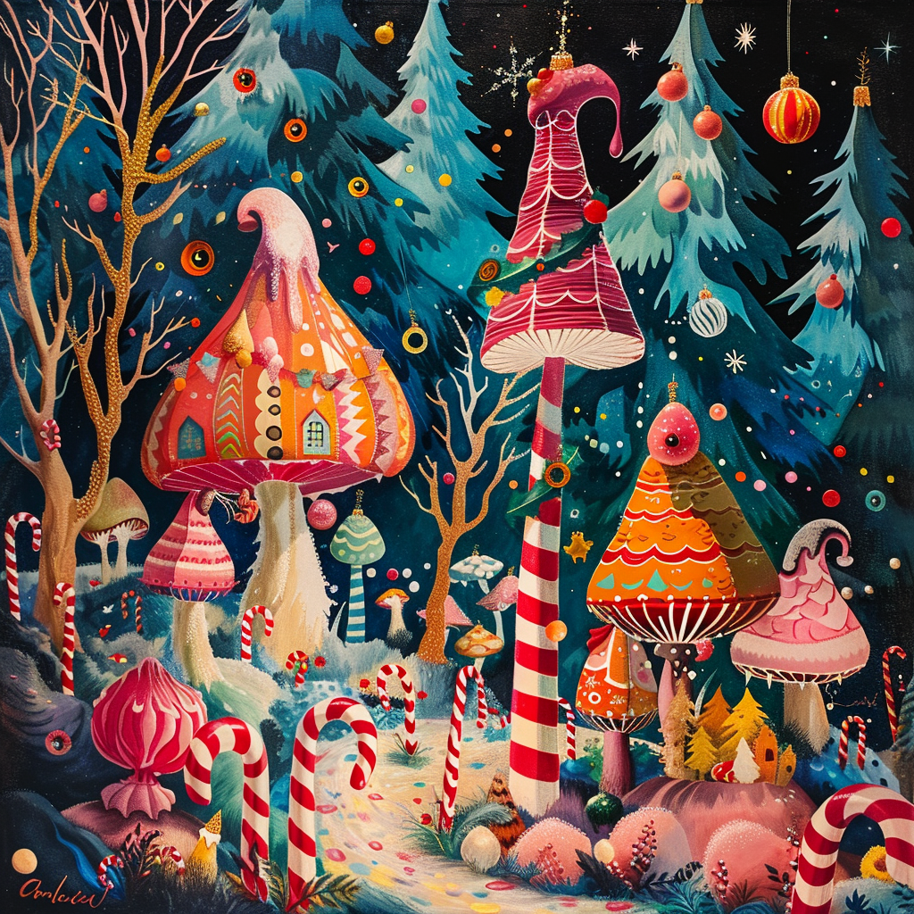 Fantasy Forest Diamond Painting Kit-30x30cm (12x12 in)-Heartful Diamonds