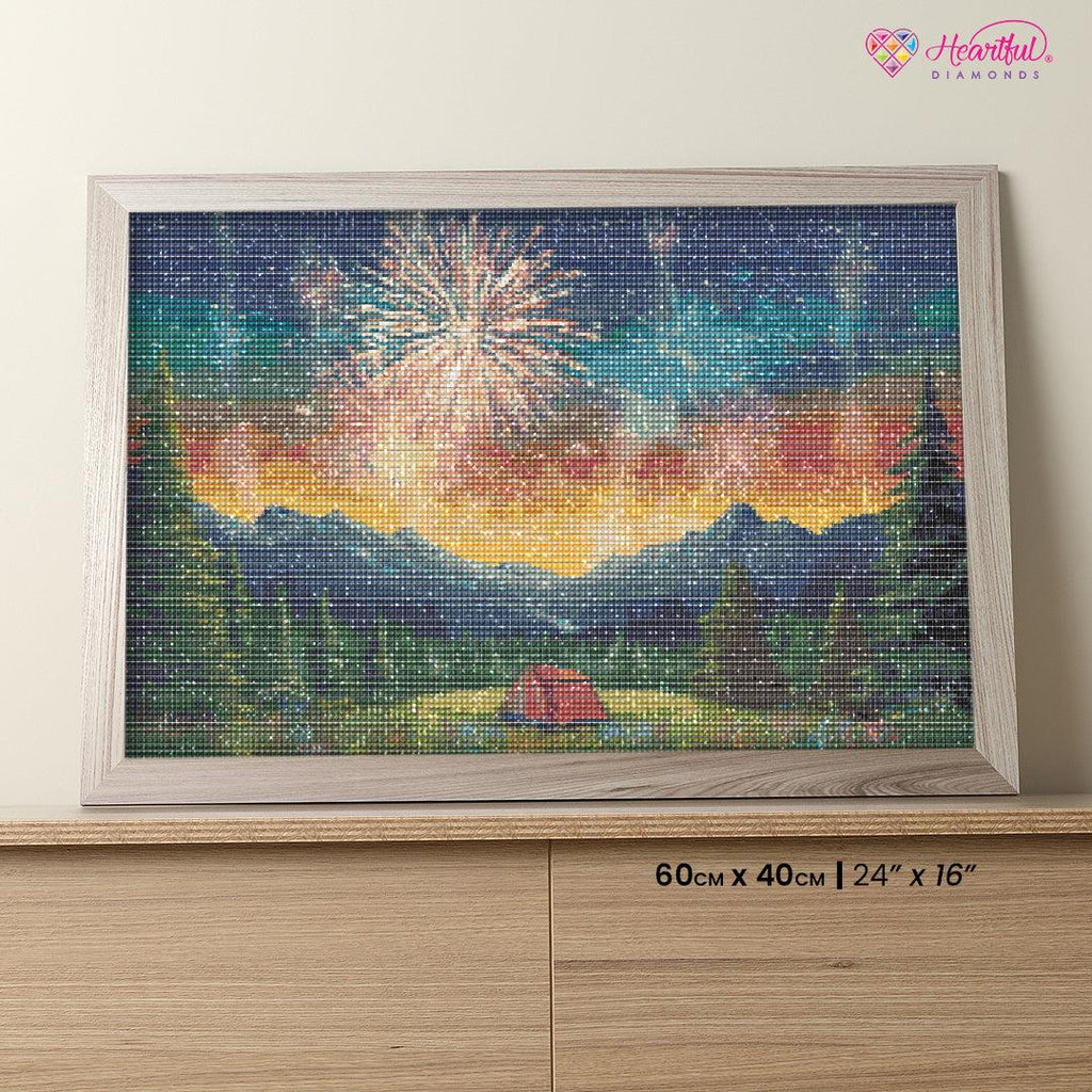 Fireworks Wonderland-Diamond Painiting Kit-Heartful Diamonds