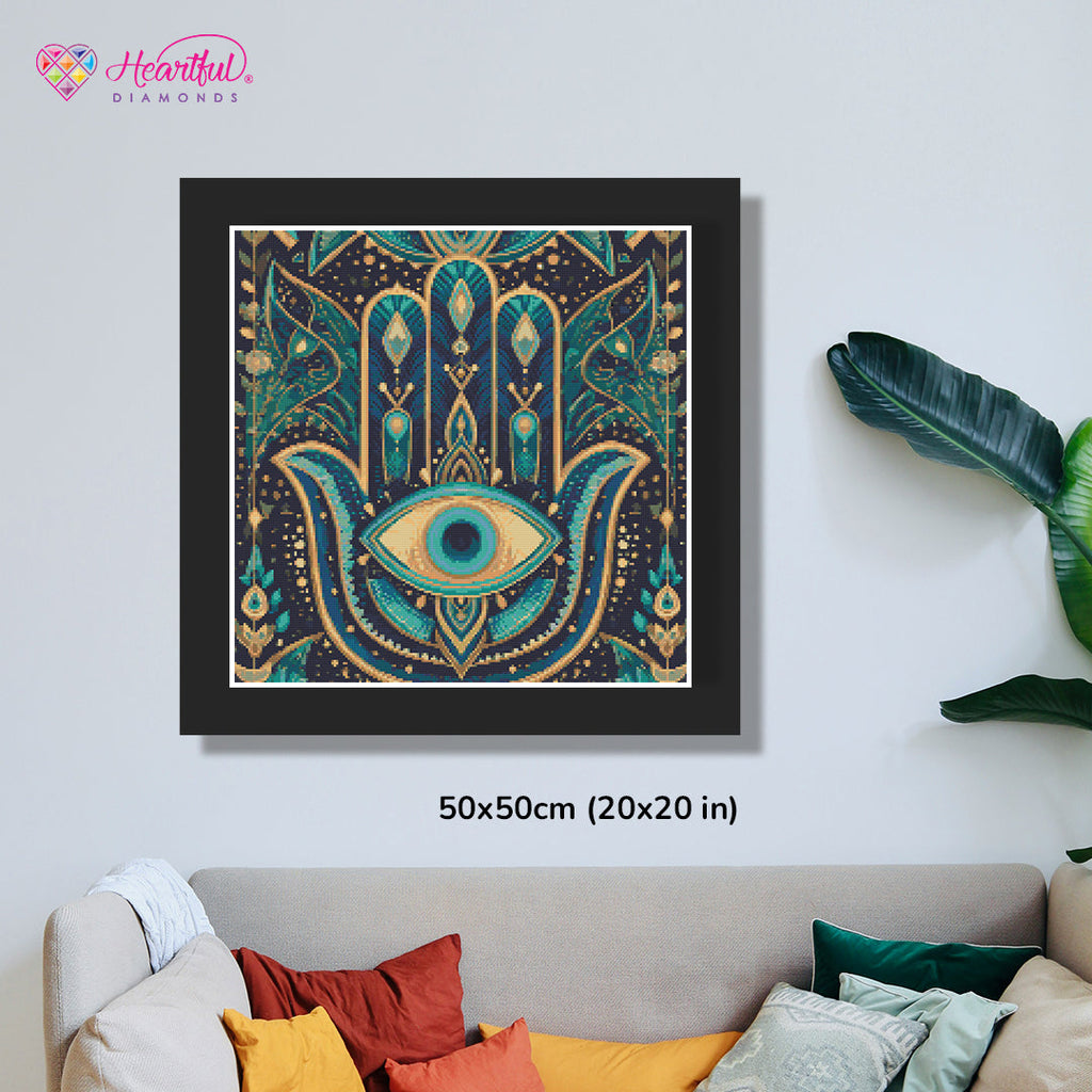 Guardian Eye Diamond Painting Kit-50x50cm (20x20 in)-Heartful Diamonds