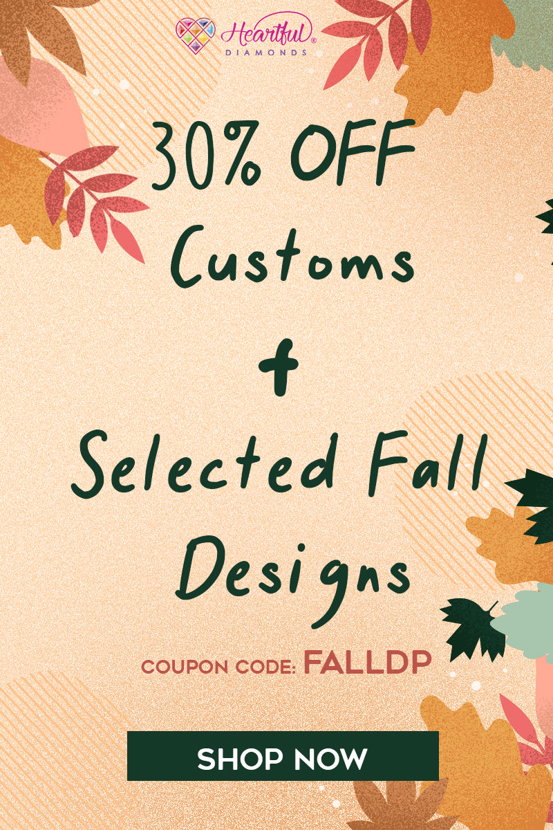 Fall designs promotion mobile Heartful Diamonds
