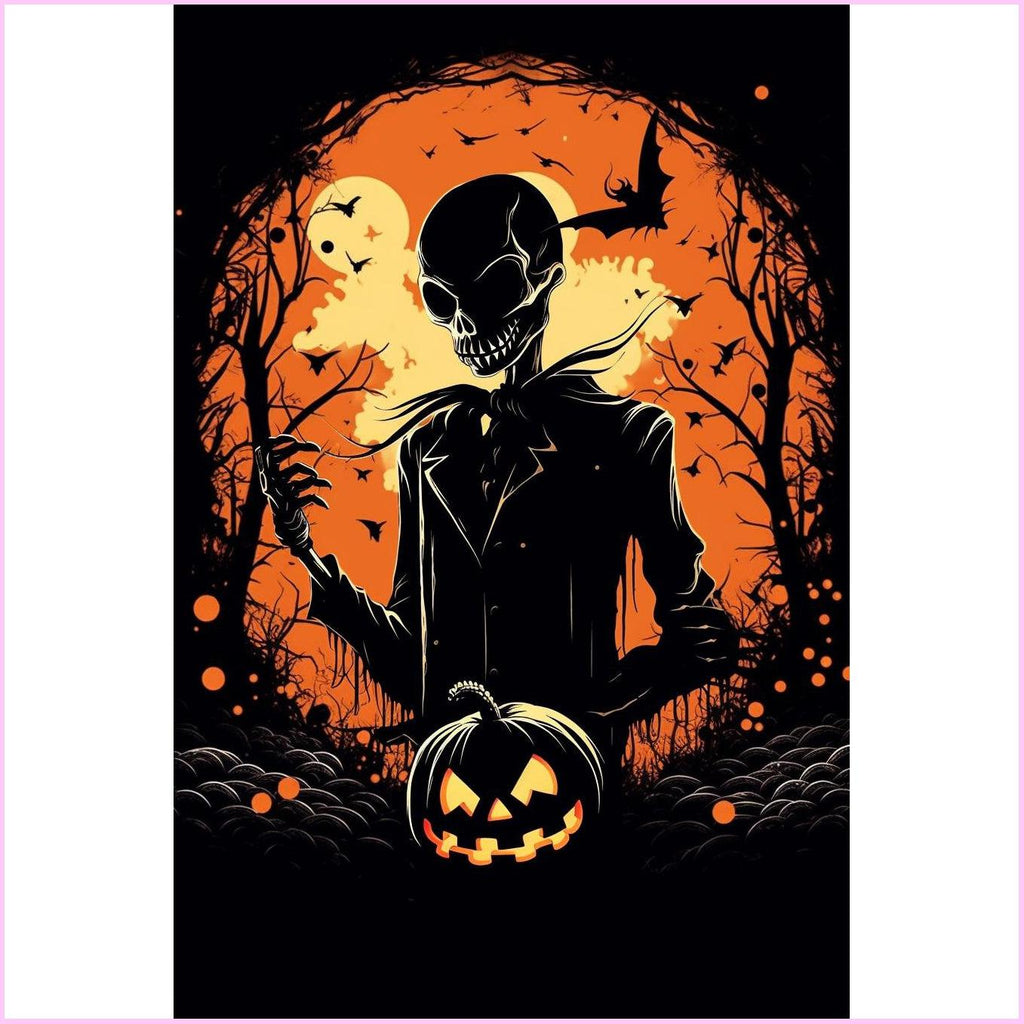 Mr. Halloween Diamond Painting Kit-30x45cm (12x18 in)-Heartful Diamonds