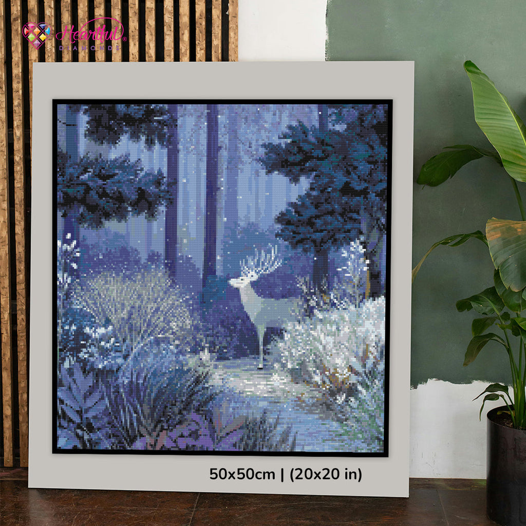 Midnight Glow Diamond Painting Kit-50x50cm (20x20 in)-Heartful Diamonds