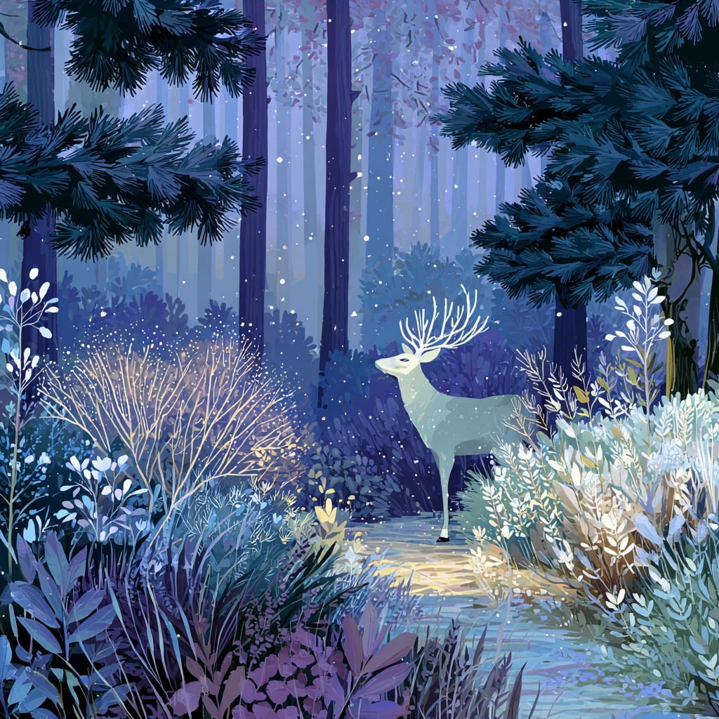 Midnight Glow Diamond Painting Kit-30x30cm (12x12 in)-Heartful Diamonds