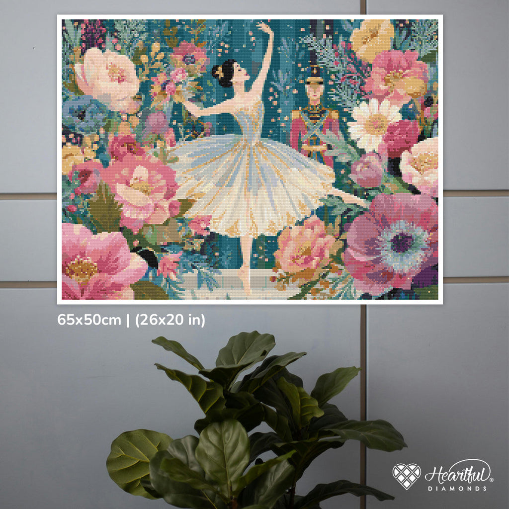 Nutcracker Ballet Magic Diamond Painting Kit-65x50cm (26x20 in)-Heartful Diamonds
