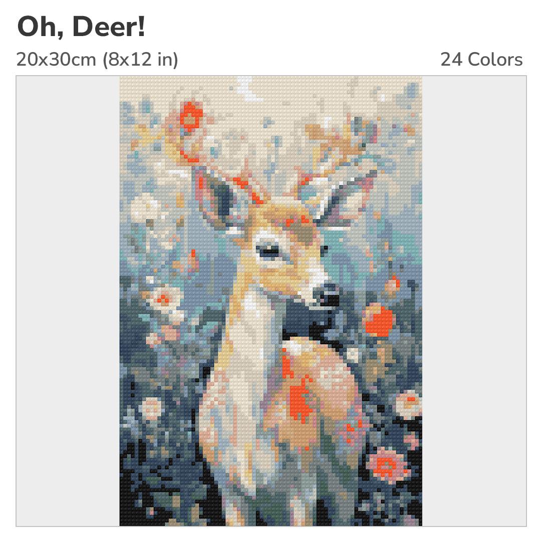 Oh, Deer! Diamond Painting Kit – Heartful Diamonds