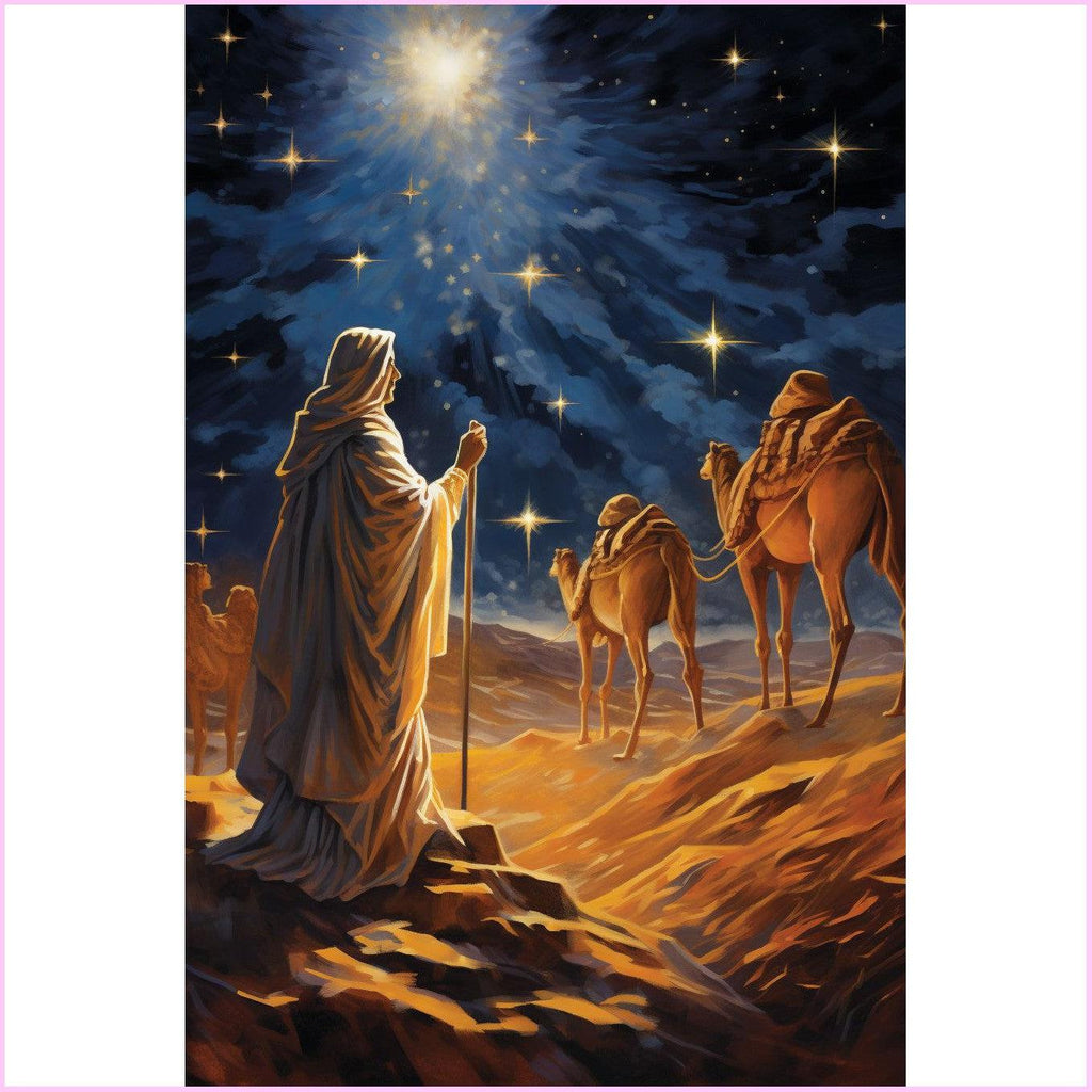 Oh, Holy Night Diamond Painting Kit-30x45cm (12x18 in)-Heartful Diamonds