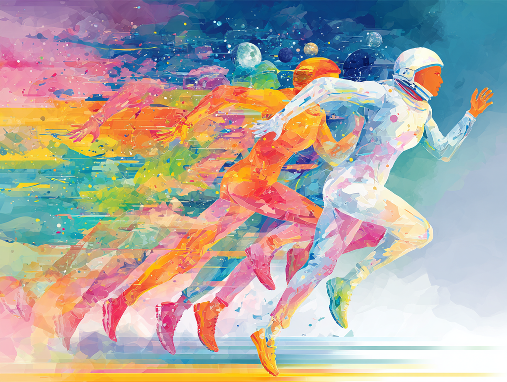 Quantum Velocity Diamond Painting Kit-40x30cm (16x12 in)-Heartful Diamonds