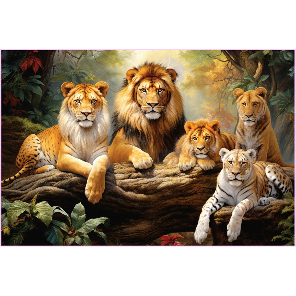 Royal Jungle Diamond Painting Kit-Heartful Diamonds