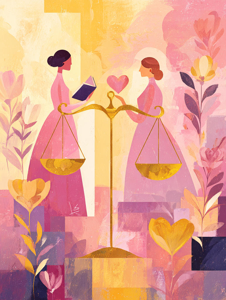 Scales of Justice Diamond Painting Kit-20x30cm (8x12 in)-Heartful Diamonds