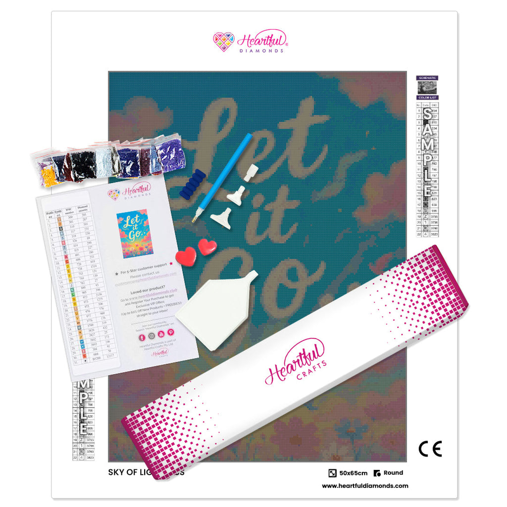 Sky of Lightness Diamond Painting Kit-50x65cm (20x26 in)-Heartful Diamonds