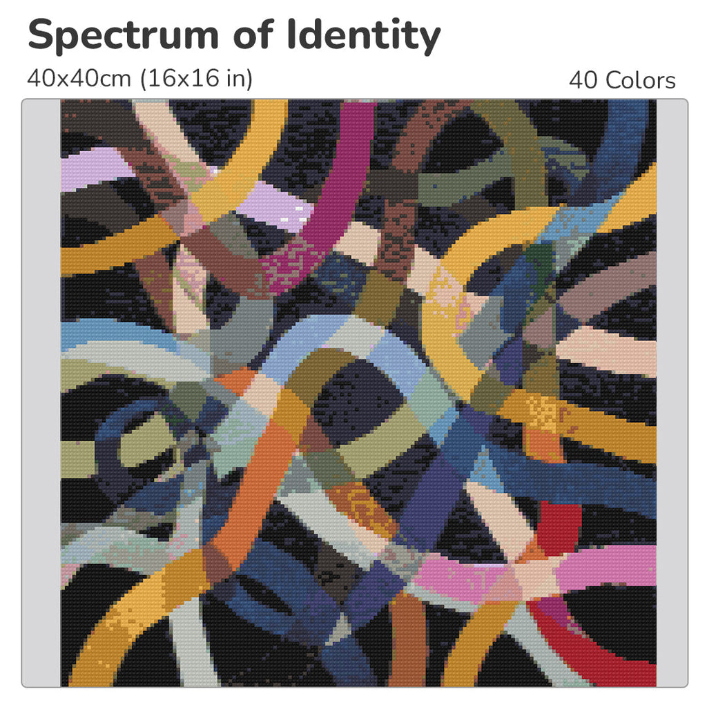 Spectrum of Identity Diamond Painting Kit-40x40cm (16x16 in)-Heartful Diamonds