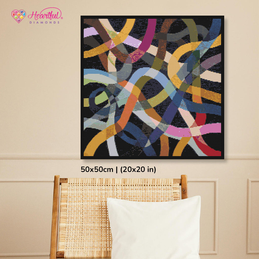 Spectrum of Identity Diamond Painting Kit-50x50cm (20x20 in)-Heartful Diamonds