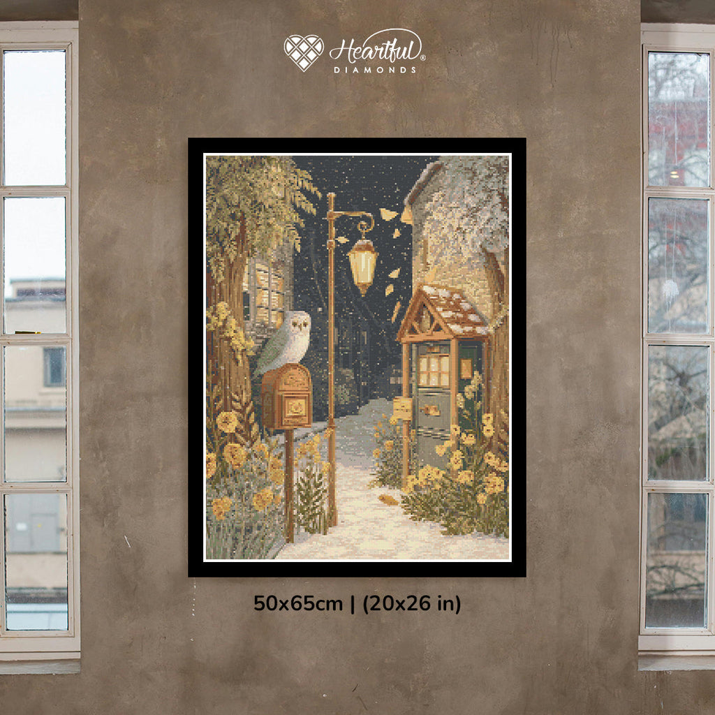 Starlight Post Office Diamond Painting Kit-50x65cm (20x26 in)-Heartful Diamonds