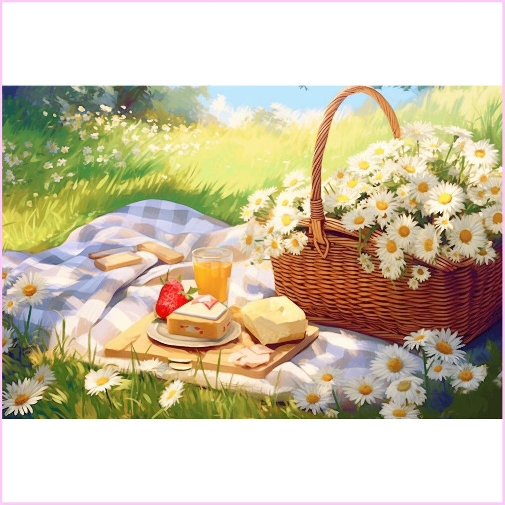 Sun-Kissed Picnic-Diamond Painiting Kit-Heartful Diamonds