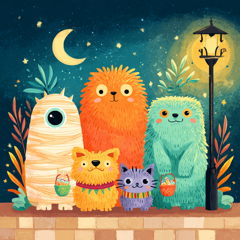 The Monster Squad Diamond Painting Kit-30x30cm (12x12 in)-Heartful Diamonds