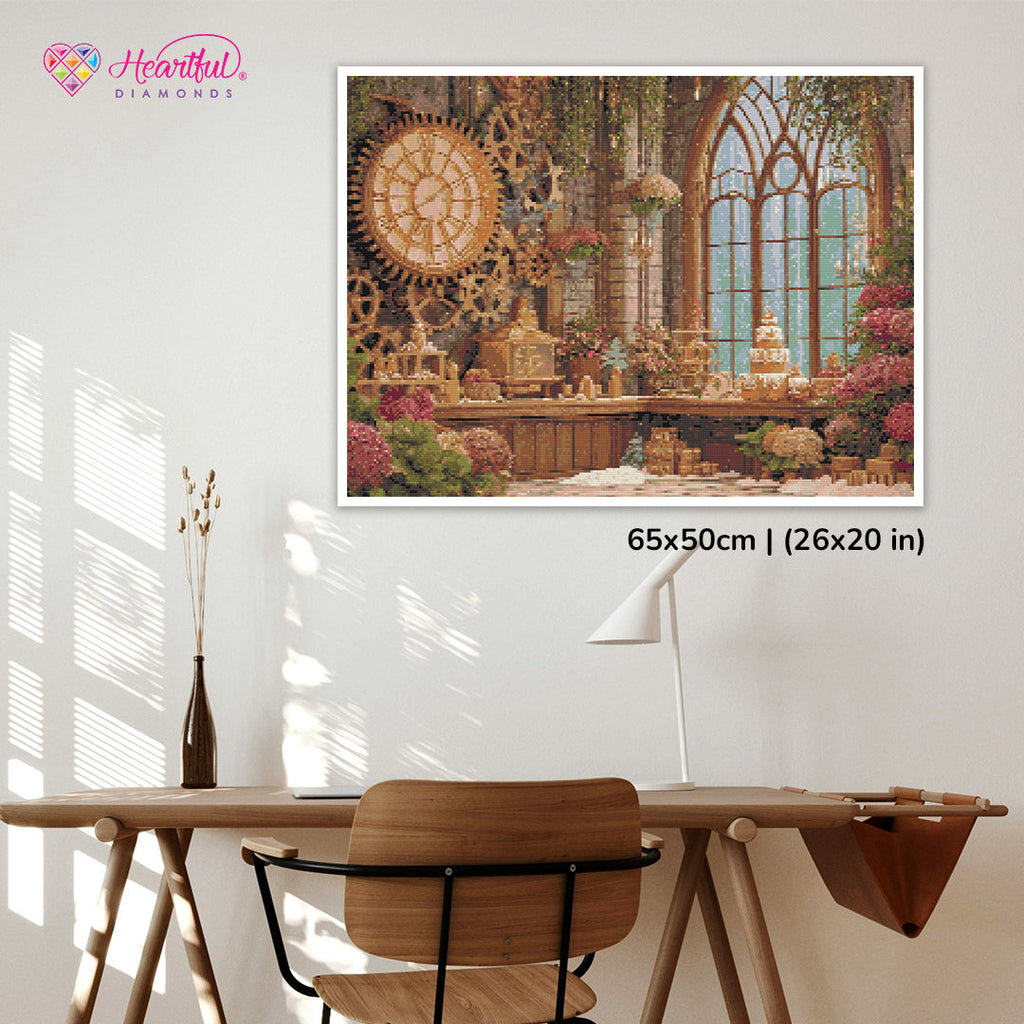Toymaker's Timepiece Diamond Painting Kit-65x50cm (26x20 in)-Heartful Diamonds