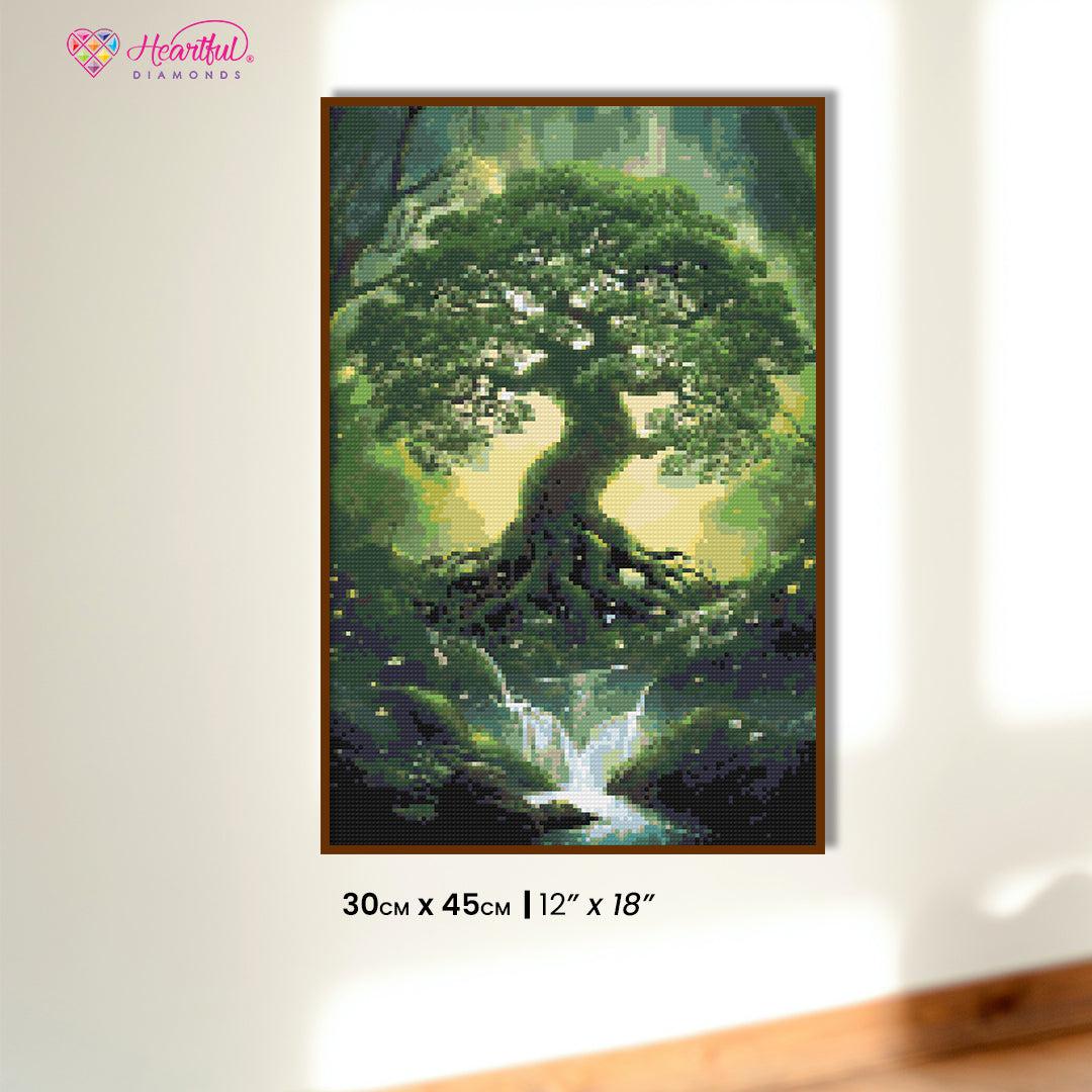 Tree of Life Diamond Painting Kit-30x45cm (12x18 in)-Heartful Diamonds