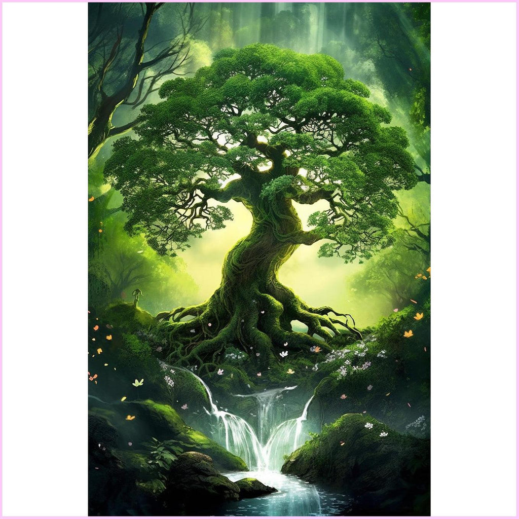 Tree of Life Diamond Painting Kit-30x45cm (12x18 in)-Heartful Diamonds