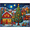 Village Holiday Magic Diamond Painting Kit-50x40cm (20x16 in)-Heartful Diamonds