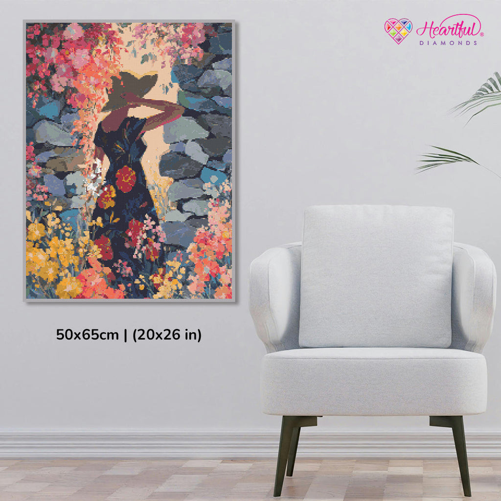 Whispers Through the Wall Diamond Painting Kit-50x65cm (20x26 in)-Heartful Diamonds