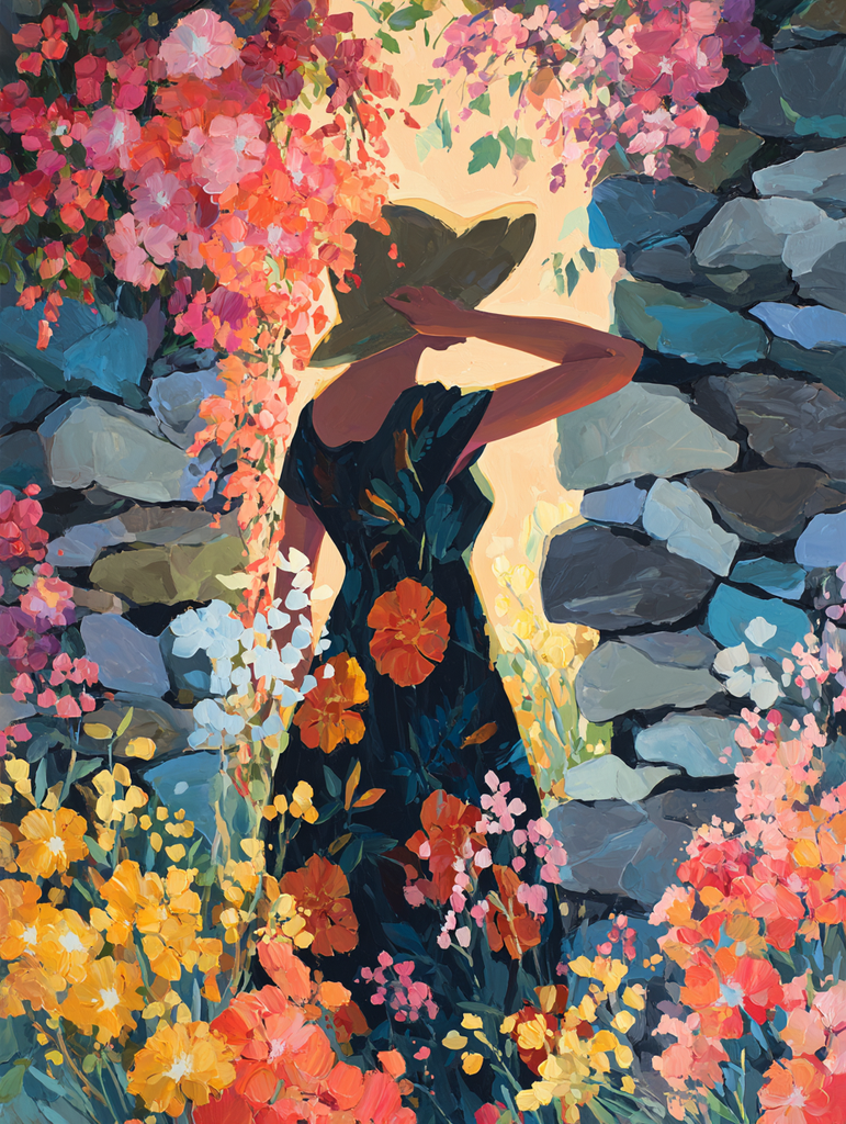 Whispers Through the Wall Diamond Painting Kit-30x40cm (12x16 in)-Heartful Diamonds