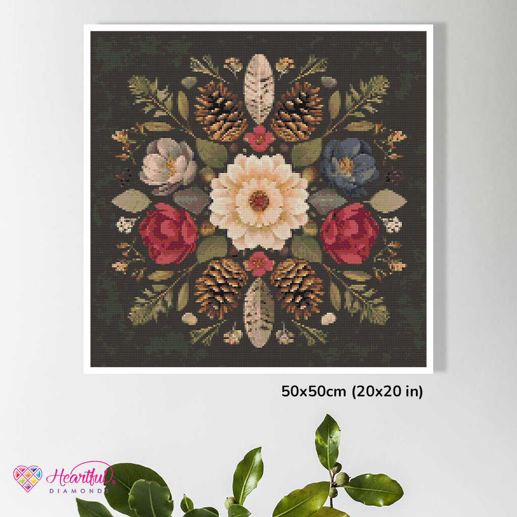 Woodland Harmony Diamond Painting Kit-50x50cm (20x20 in)-Heartful Diamonds
