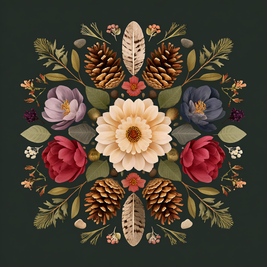 Woodland Harmony Diamond Painting Kit-30x30cm (12x12 in)-Heartful Diamonds