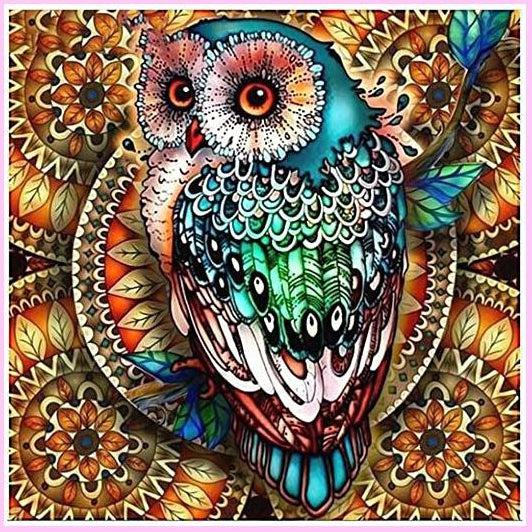 Amazing Owl-Diamond Painting Kit-Heartful Diamonds