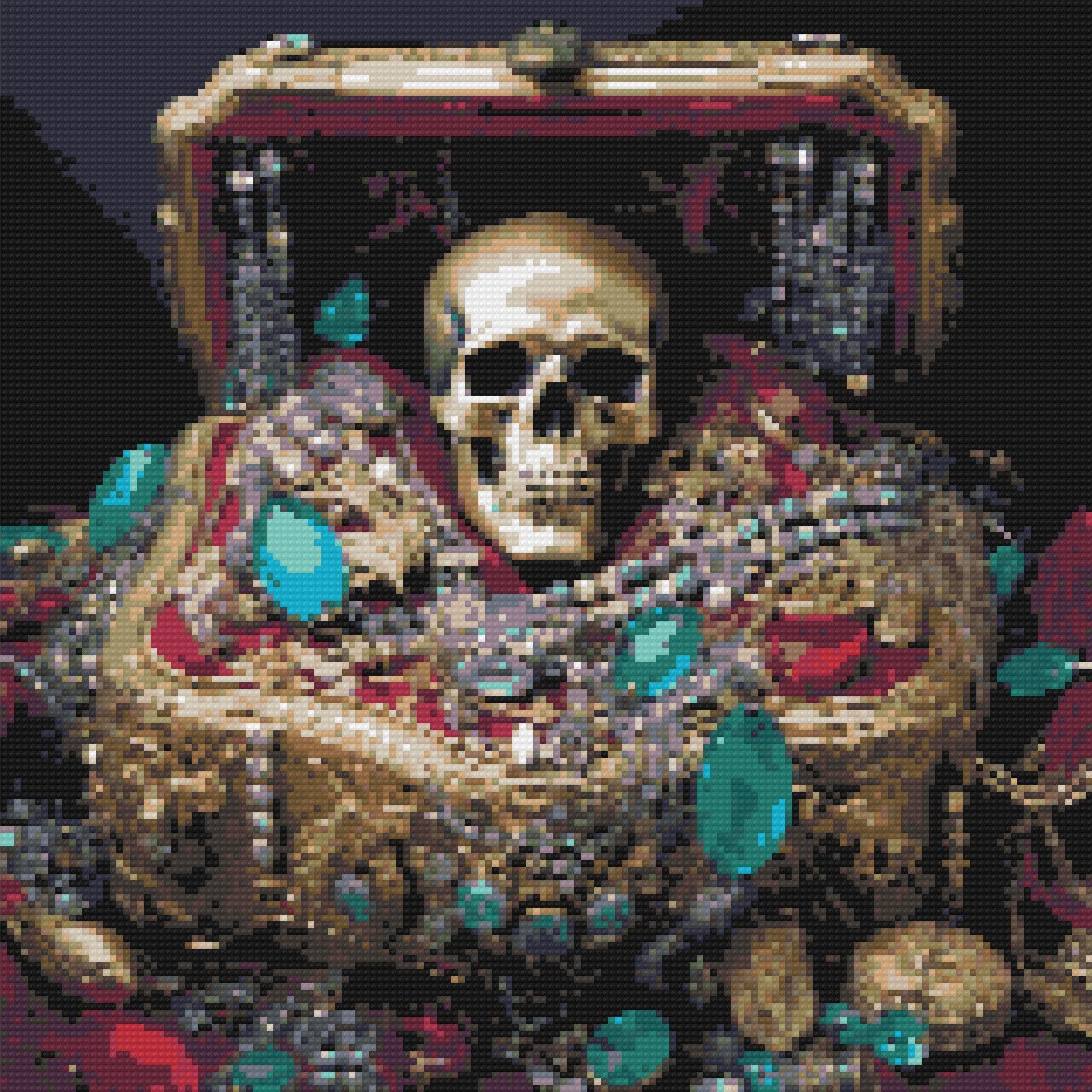 Antique Jewels Diamond Painting Kit-40x40cm (16x16 in)-Heartful Diamonds